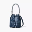 SAC - THE LEATHER BUCKET BAG BLUE SEA